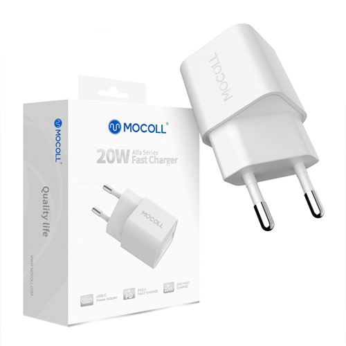 Купить  устройство MOCOLL 20W Mini Fast Charge Type-C White-6.jpg